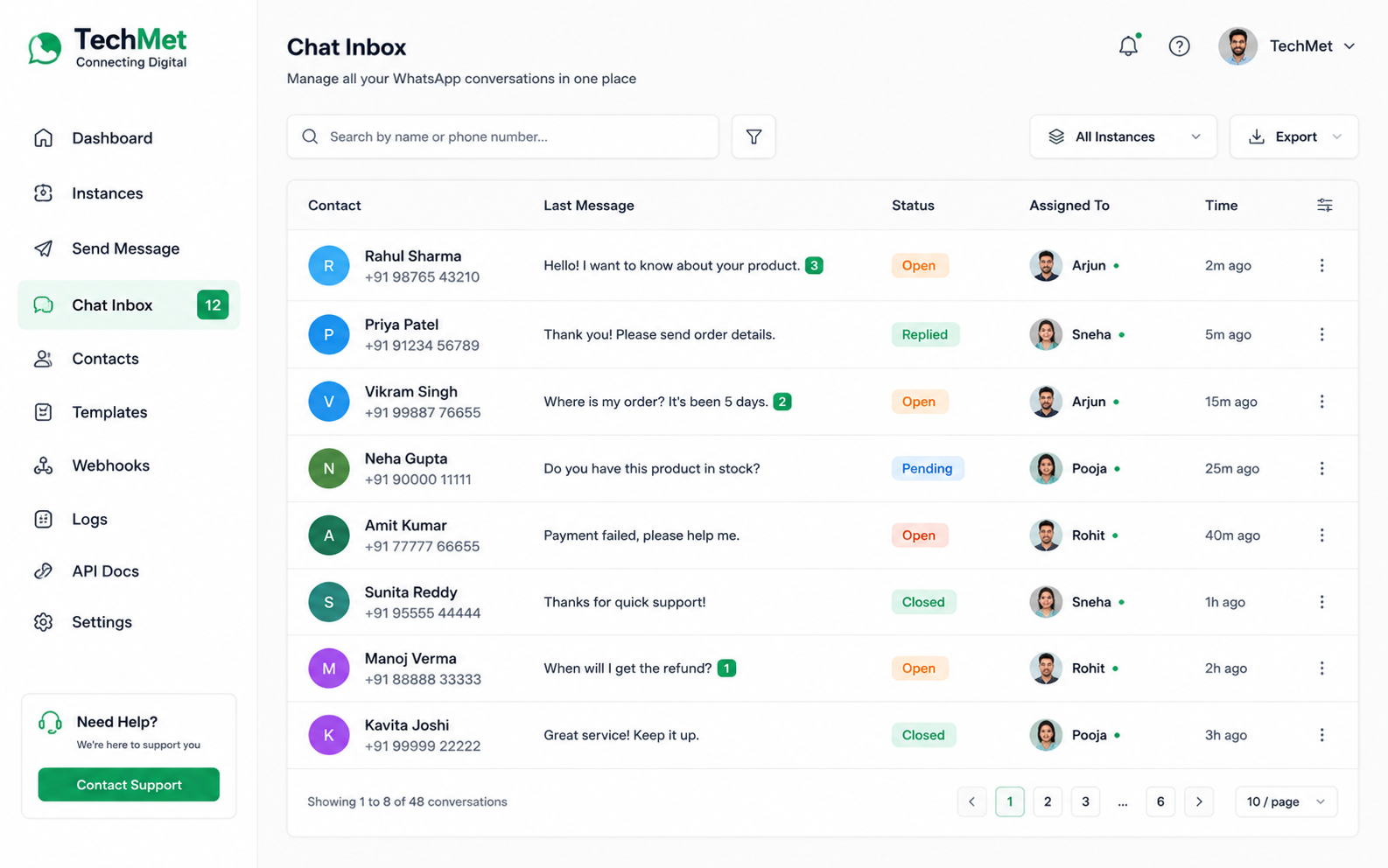 Chat Inbox